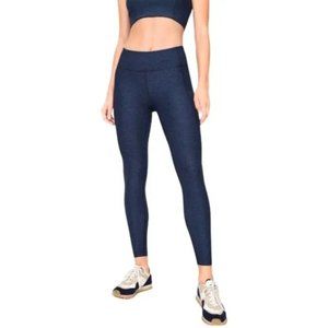 Outdoor Voices Navy Blue Space Dye Pull on Leggings Workout Pants Size S